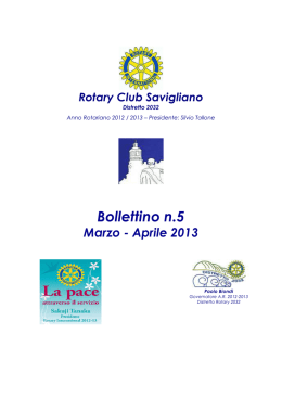 n. 5 Marzo/Aprile - Savigliano
