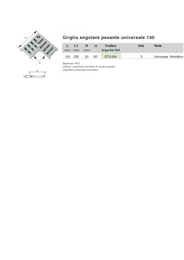 Scarica la scheda tecnica