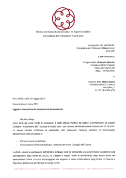 Ordine dei Dottori Commercialisti ed Esperti Contabili