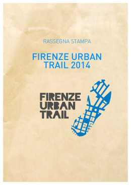 Edizione 2014 - Firenze Urban Trail