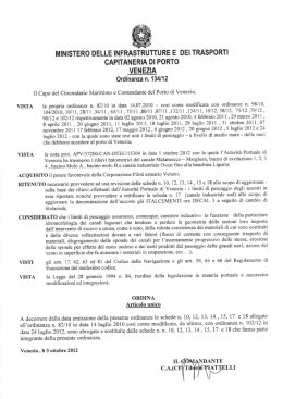 ministero delle infrasrtture e dei trasporti capitaneria di porto