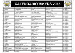 CALENDARIO BIKERS 2015 - Black Lions Moto Club