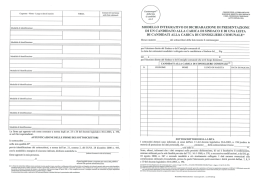 Cognome - Nome - Luogo e data di nascita FIRMA comuni: d` `scr`z