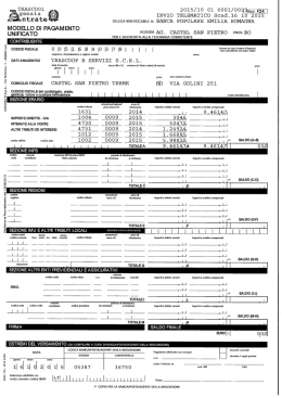 INPS settembre + IRPEF agosto 2015