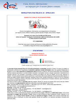 Leggi il pdf dettagliato