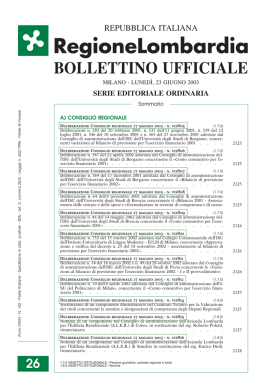 Serie Ordinaria - N. 26 - 23 giugno 2003