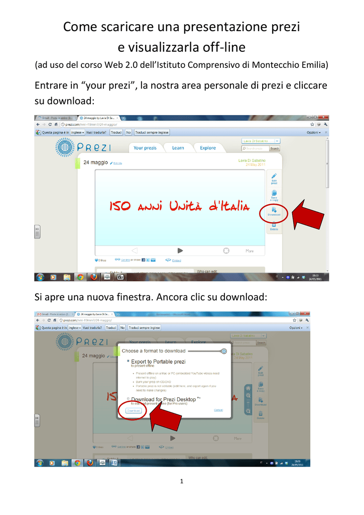 presentazione prezi scaricare