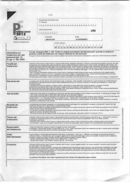 Copia dell`ultima dichiarazione dei redditi soggetti all`imposta sui