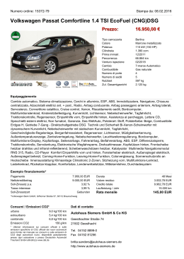 Volkswagen Passat Comfortline BlueMotion Techn.2,0 l TDI Prezzo