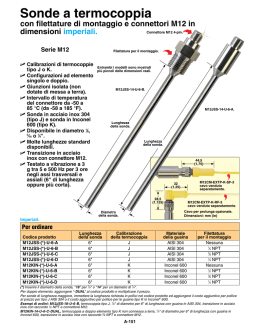 Sonde a termocoppia