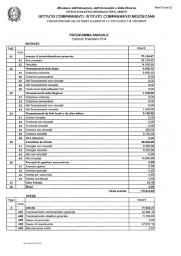 ISTITUTO COMPRENSIVO ISTITUTO COMPRENSIVO