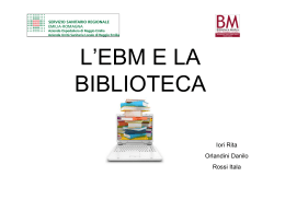 L`EBM e la Biblioteca: i periodici elettronici