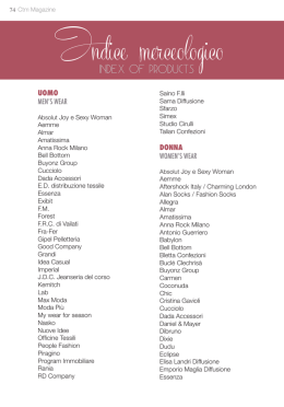 Scarica l`elenco delle Aziende in PDF