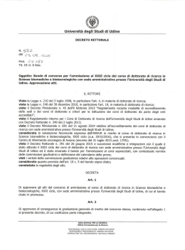 Scienze biomediche e biotecnologiche