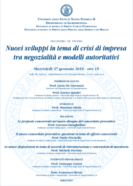 scarica programma in PDF - Associazione Orizzonti del Diritto