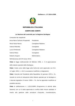 Sezione di controllo per la Regione autonoma della
