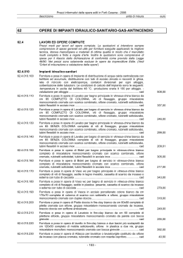 Sezione Opere da idraulico - Camera di Commercio di Forl&igrave;