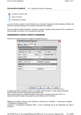 INSERIMENTO CODICE UTENTE E PASSWORD fig.1
