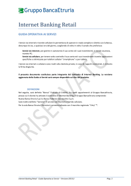 Internet Banking - Guida Operativa