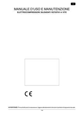 MANUALE D`USO E MANUTENZIONE