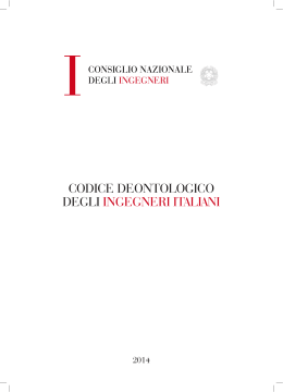 Codice Deontologico - Ordine degli Ingegneri della provincia di Roma