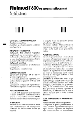 Fluimucil, Zambon, 30 cpr eff 600 mg - foglietto
