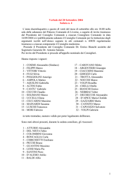 Verbale del 16 Aprile 2004