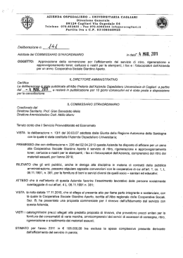 Deliberazione n. 141 del 04.03.2011