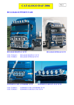 catalogo daf 2006 - Truck Tuning srl Accessori per veicoli industriali