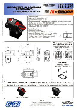 DISPOSITIVO DI COMANDO PNEUMATICO