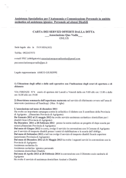 Carta Servizi Quo Vadis