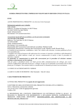 Lo spazio che mi rappresenta