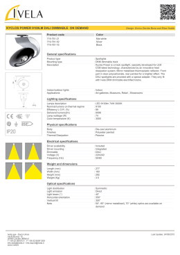 KYCLOS POWER 9100LM DALI DIMMABLE ON DEMAND