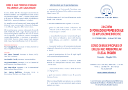 xii corso di formazione professionale ed applicazione forense corso
