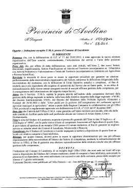 Decreto - Prot. 52241 - Provincia di Avellino