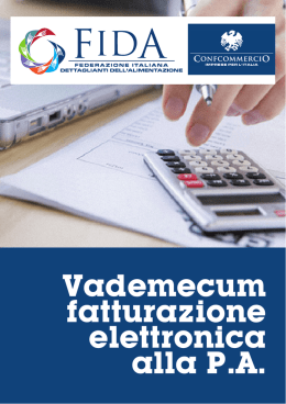 Vademecum fatturazione elettronica alla P.A.