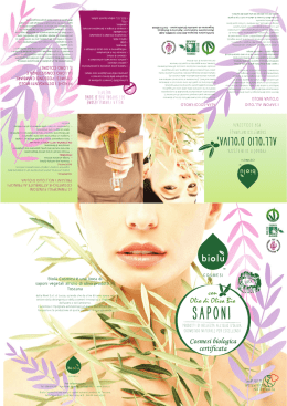 Linea Cosmesi [Foglio illustrativo]