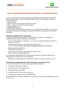 Corso Programmazione MUaCN