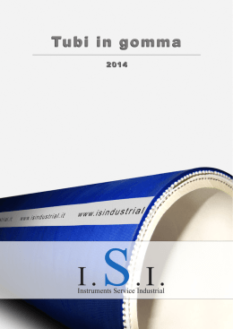 Tubi in gomma - ISI Srl Instruments Service Industrial