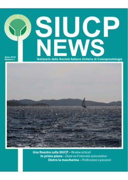 Una finestra sulla SIUCP &ndash; Review articoli In primo piano &ndash; Dove va