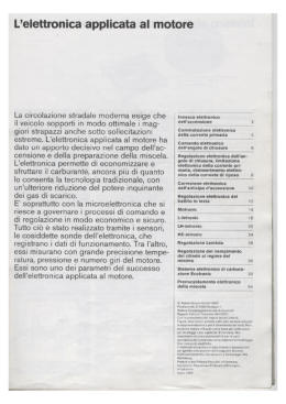 Iniezione elettronica L-Jetronic