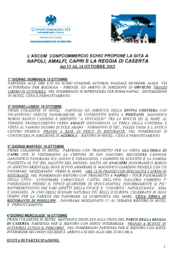 L`ASCOM CONFCOMMERCIO SCHIO PROPONE LA GITA A