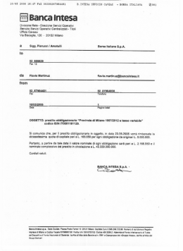 CIGEETTD: prestito nbhlìgazianarin "Provincia di