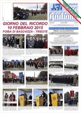 Voce Giuliana n 319 1 marzo 2015.indd