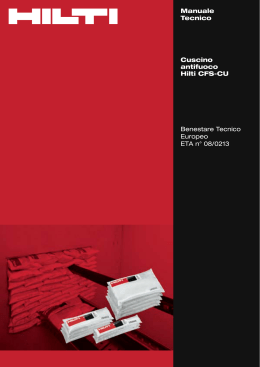 PDF Manuale Tecnico CFS-CU, Italiano, 358.6 kB