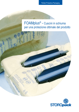 FOAMplus® - Cuscini in schiuma per una protezione