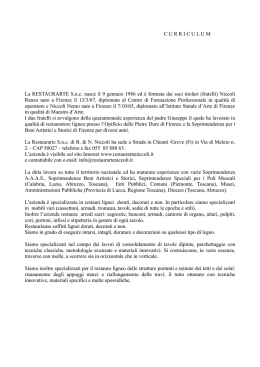 Scarica il curriculum