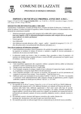 IMU 2015 informativa