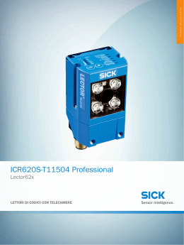 Lector62x ICR620S-T11504 Professional, Scheda tecnica
