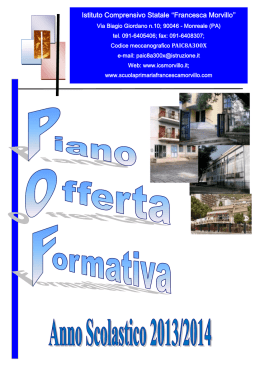 Istituto Comprensivo Statale &ldquo;Francesca Morvillo&rdquo;